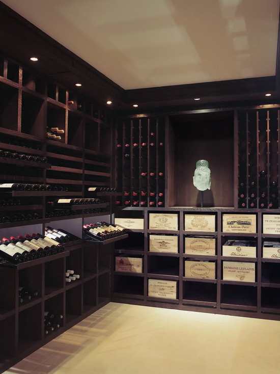Custom Wine Cellar Wenge Wood 2200 Bottles