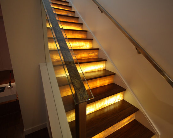 Lit Onyx Stairway